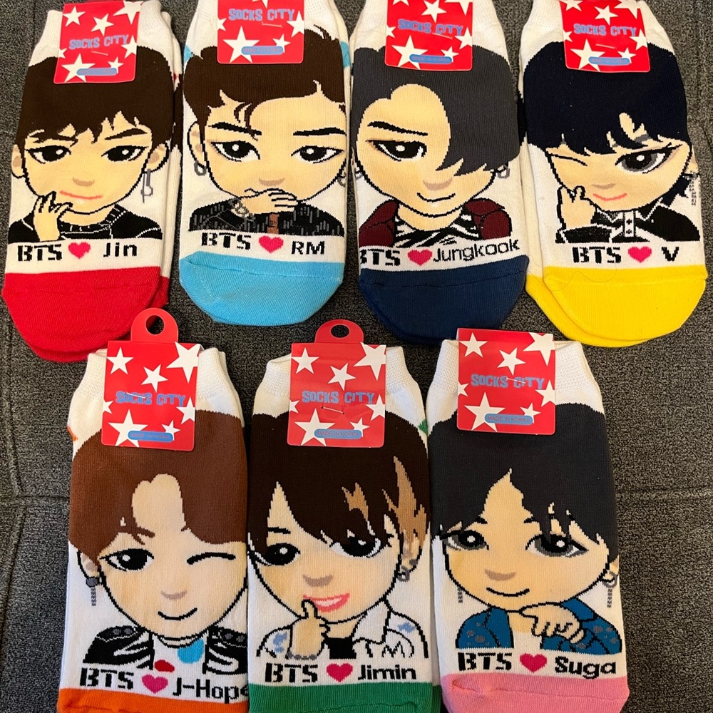 BTS K-pop socks